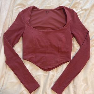 Alo Softsculpt Long Sleeve - Mars Clay